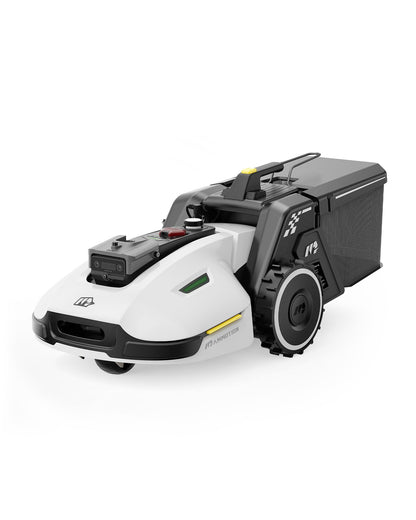 MAMMOTION YUKA 2000 Mähroboter mit Kehrmaschine, Max. 2800m², NetRTK+Vision, Keine RTK-Antenne erforderlich, Auto-Kartierung, Empf. 2000m², Rasenmähroboter mit 4G-Modul, 50% Steigung