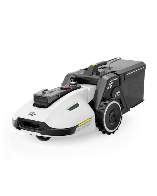MAMMOTION YUKA 2000 Mähroboter mit Kehrmaschine, Max. 2800m², NetRTK+Vision, Keine RTK-Antenne erforderlich, Auto-Kartierung, Empf. 2000m², Rasenmähroboter mit 4G-Modul, 50% Steigung
