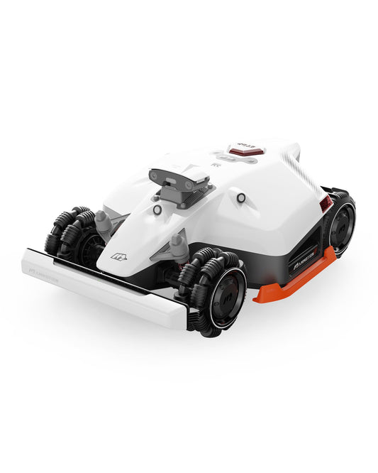 MAMMOTION LUBA 2 AWD 5000X Mähroboter ohne Begrenzungskabel, NetRTK+Vision, Keine RTK-Antenne erforderlich, Auto-Kartierung, Empf. 5000m², Max. 6000m², mit 4G-Modul, 80% Steigung